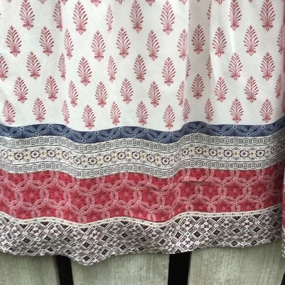 Sanctuary Sz L Lace Up Boho Peasant Dress - Picture 8 of 10